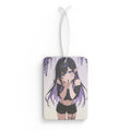 Anime Elf Girl Car Air Freshener — Cute Purple Aesthetic Scented Ornament