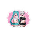 Anime Vocaloid and Android Waifu Transparent Vinyl Decal.