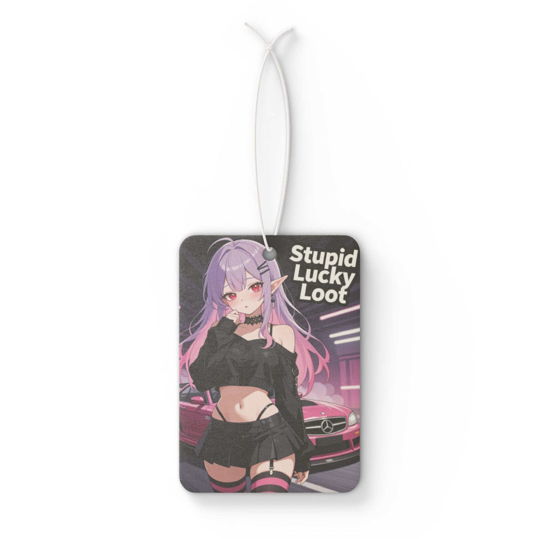 Vaporwave Anime Girl Car Air Freshener