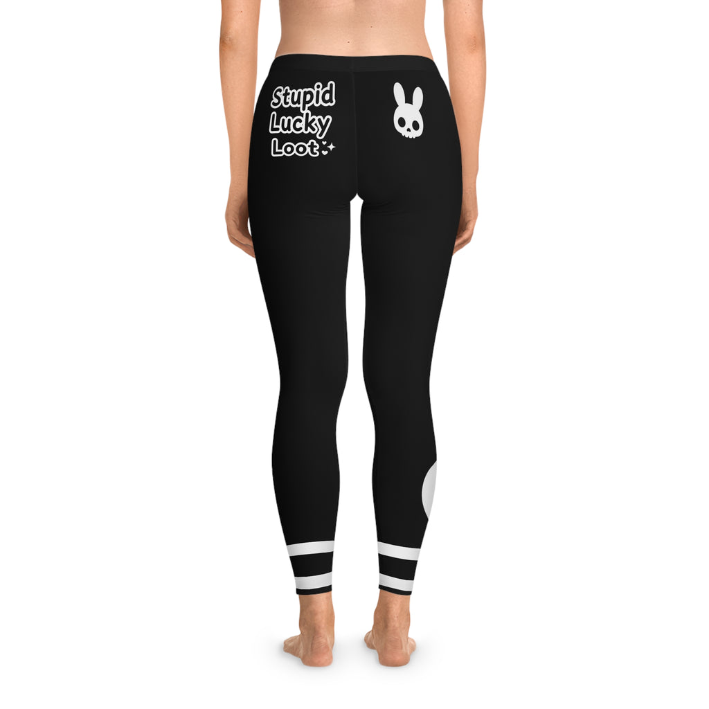Black Bunny Moon Leggings