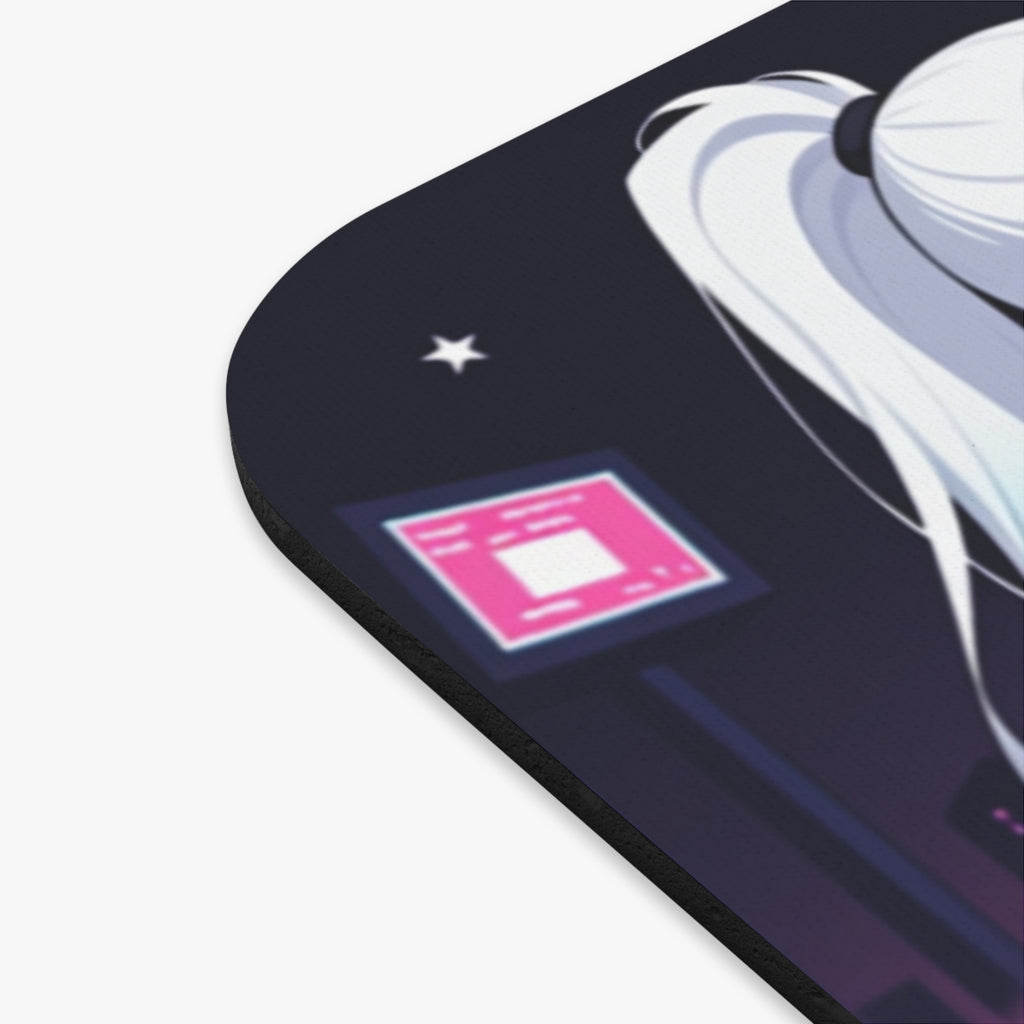 Anime Girl "Stupid Lucky Loot" Mouse Pad
