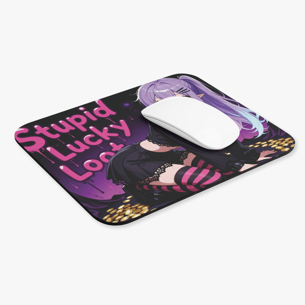 Anime Purple Vampire Girl Mouse Pad