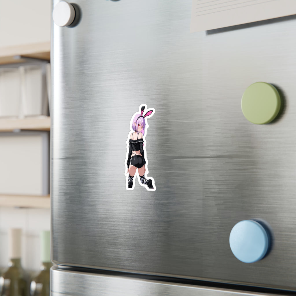 Cute Anime Bunny Girl Kiss-Cut Vinyl Sticker