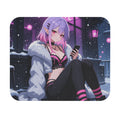 Gothic Elf Girl Winter Night Aesthetic Gaming Mouse Pad