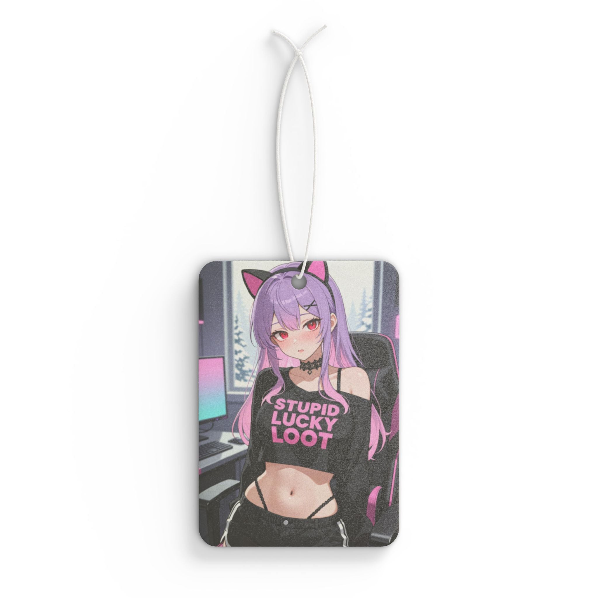 Anime Neko Girl Car Air Freshener