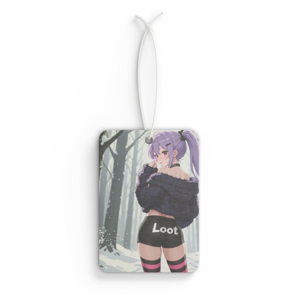 Anime Gothic Girl Car Air Freshener Winter