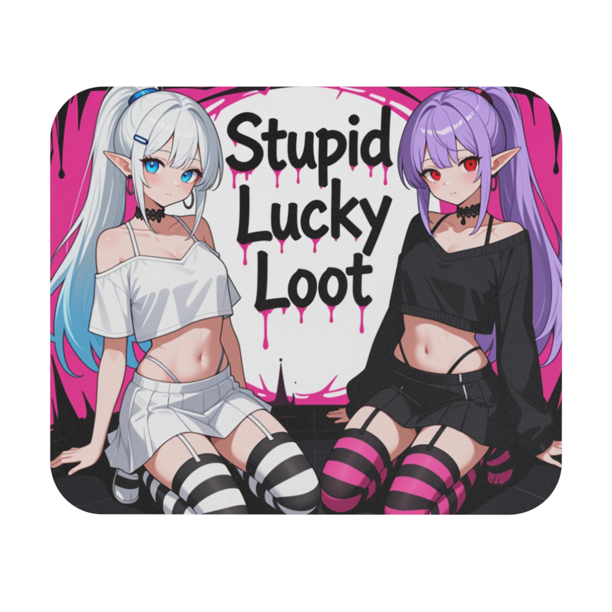 Anime Goth Girls Mouse Pad