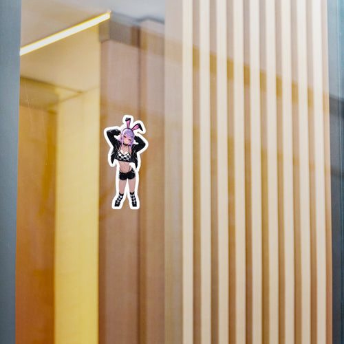 Anime Bratty Bunny Girl Kiss-Cut Vinyl Sticker