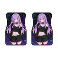 Purple Vibe Anime Girl Car Mats (2x Front)
