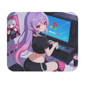 Anime Retro Gamer Girl Mouse Pad