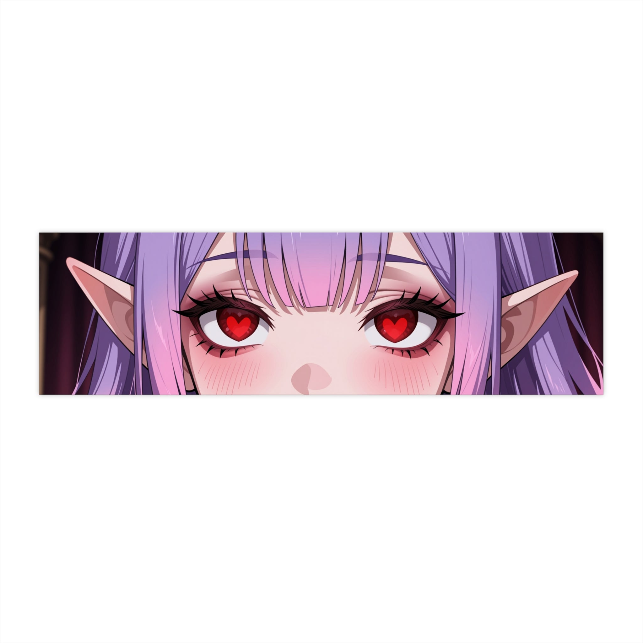 Anime Succubus Eyes Bumper Sticker
