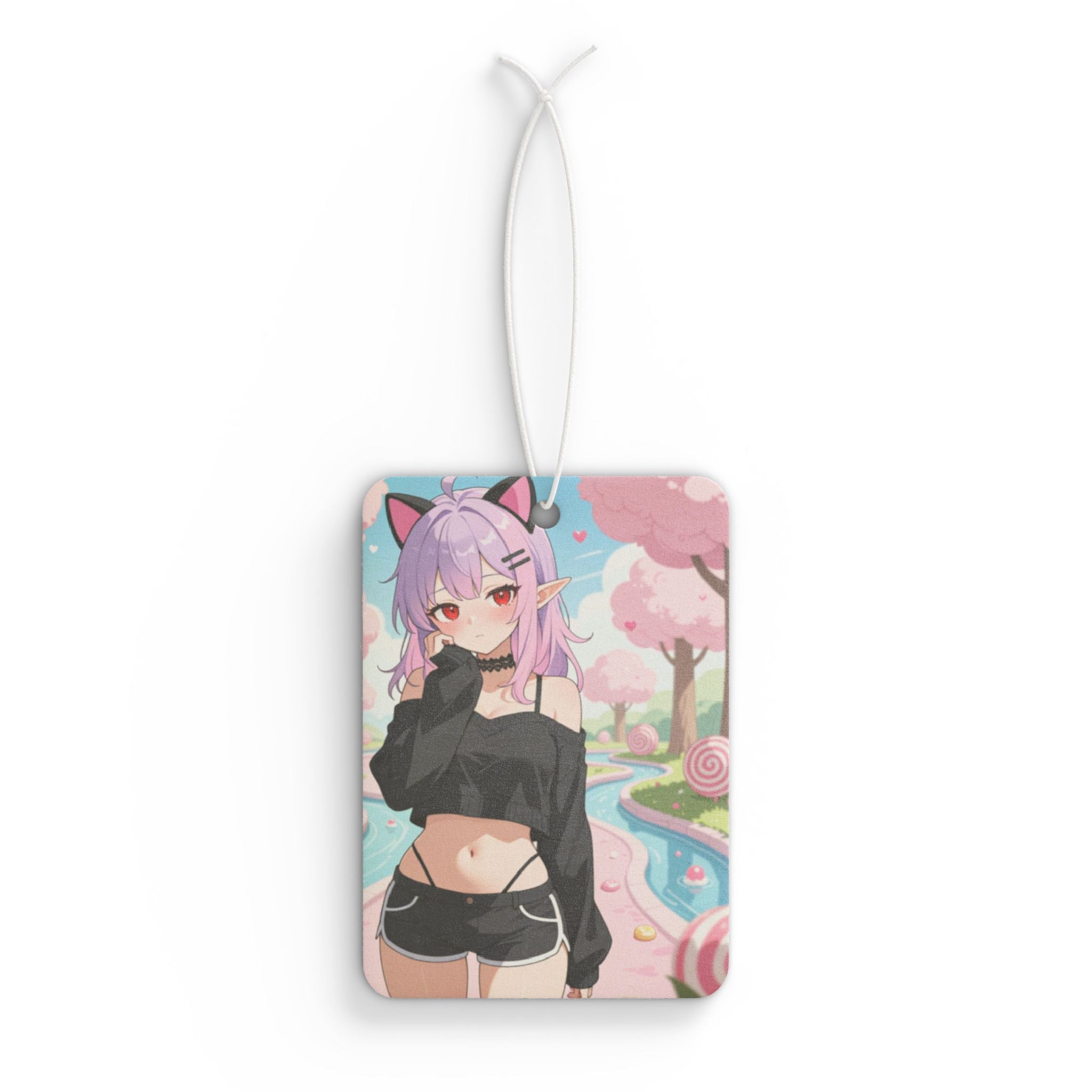 Anime Candy Cat Girl Car Air Freshener