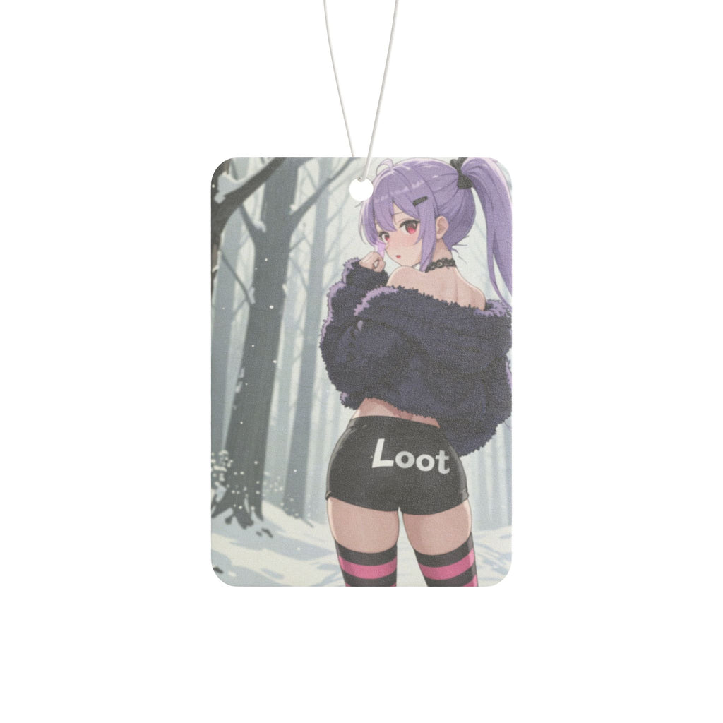 Anime Gothic Girl Car Air Freshener Winter