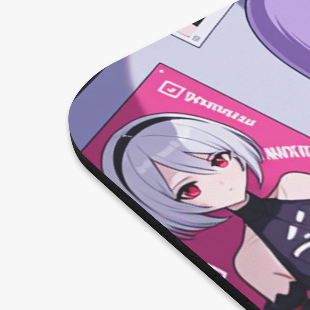 Anime Retro Gamer Girl Mouse Pad