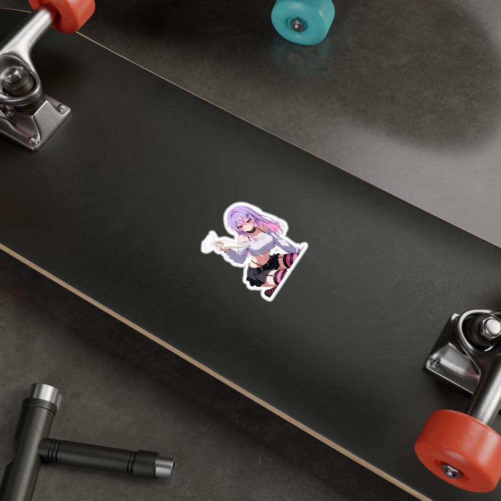 Anime Girl Baking Kiss-Cut Vinyl Decal