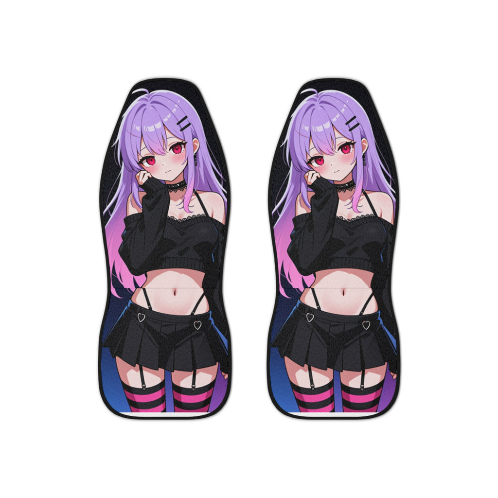 Anime Kawaii Gothic Girl Car Seat Covers