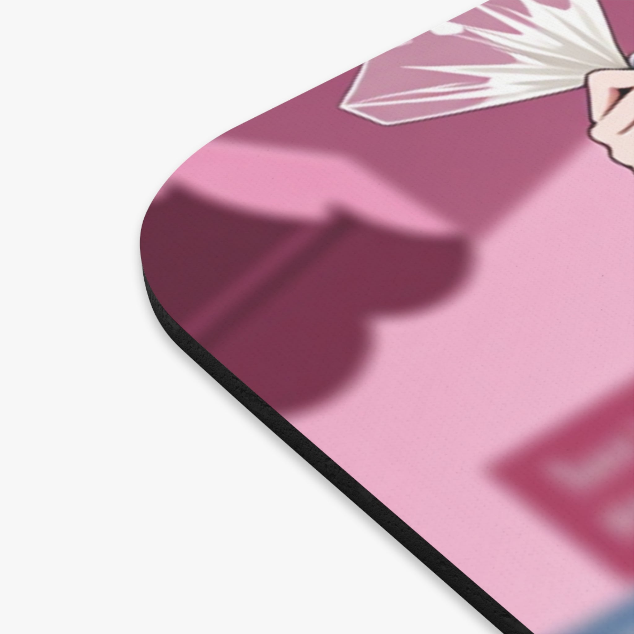 Anime Girl Pink Pastry Mouse Pad — Cute Kawaii Gaming Desk Mat