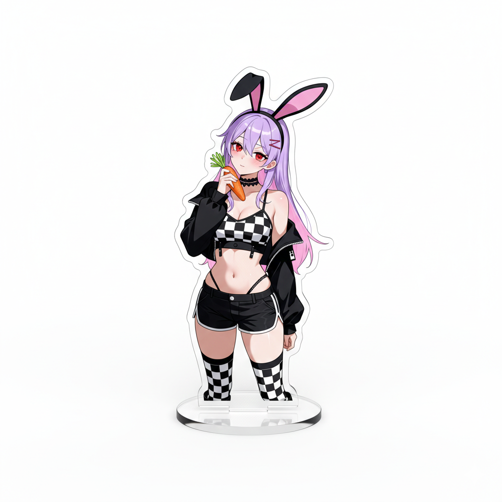 Anime Bunny Girl Cutout with Stand