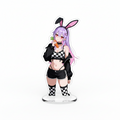 Anime Bunny Girl Cutout with Stand