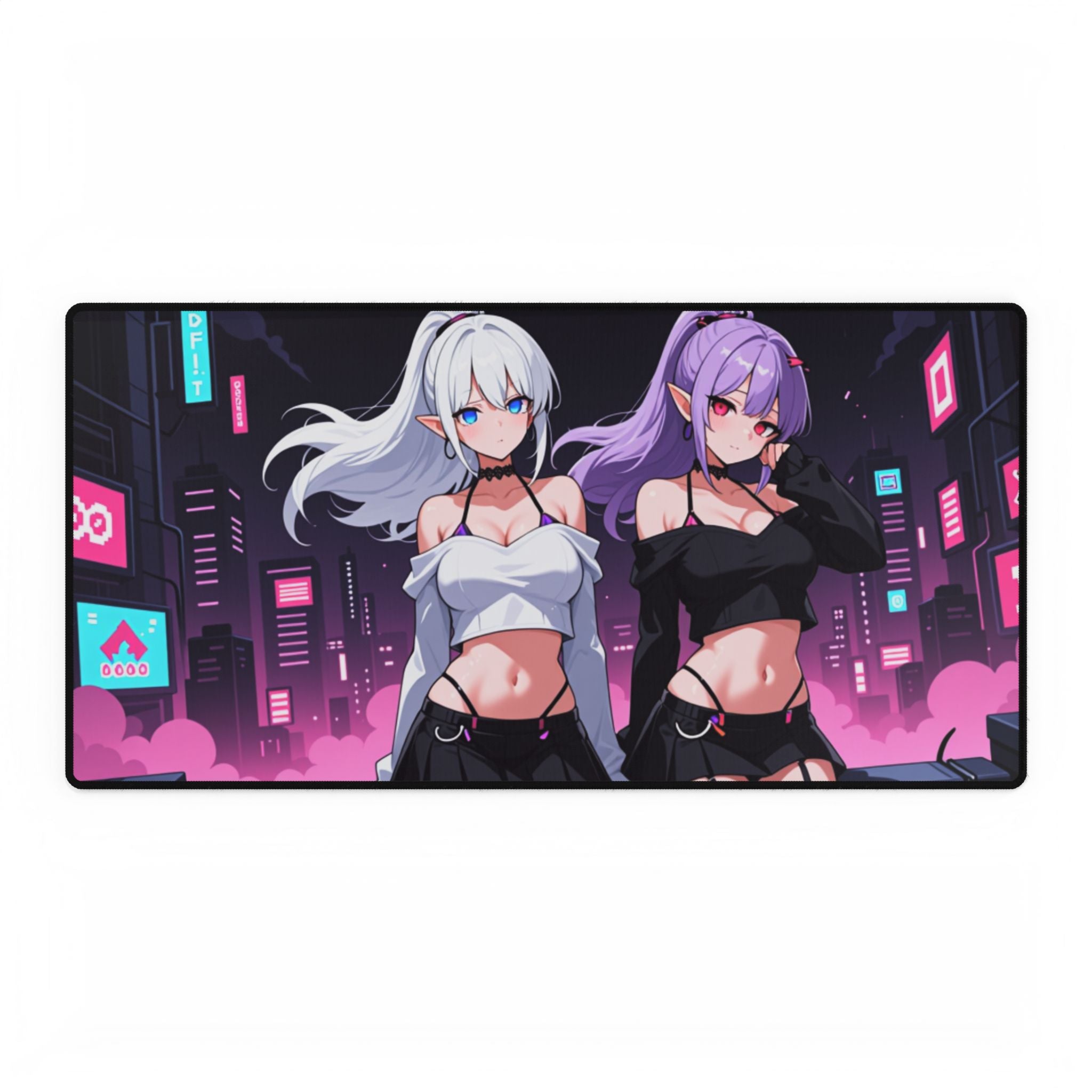 Cyber City Anime Girls Desk Mat