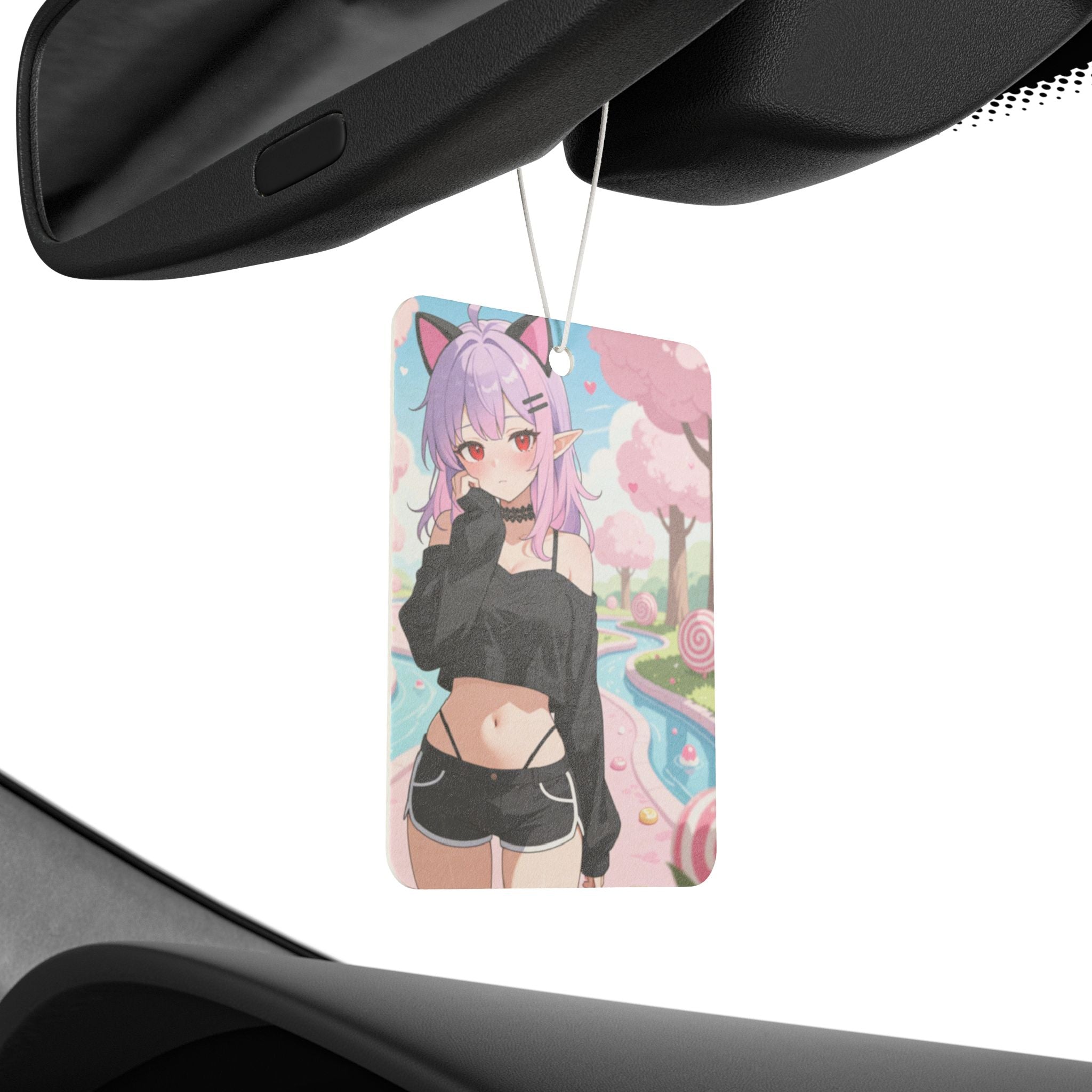 Anime Candy Cat Girl Car Air Freshener