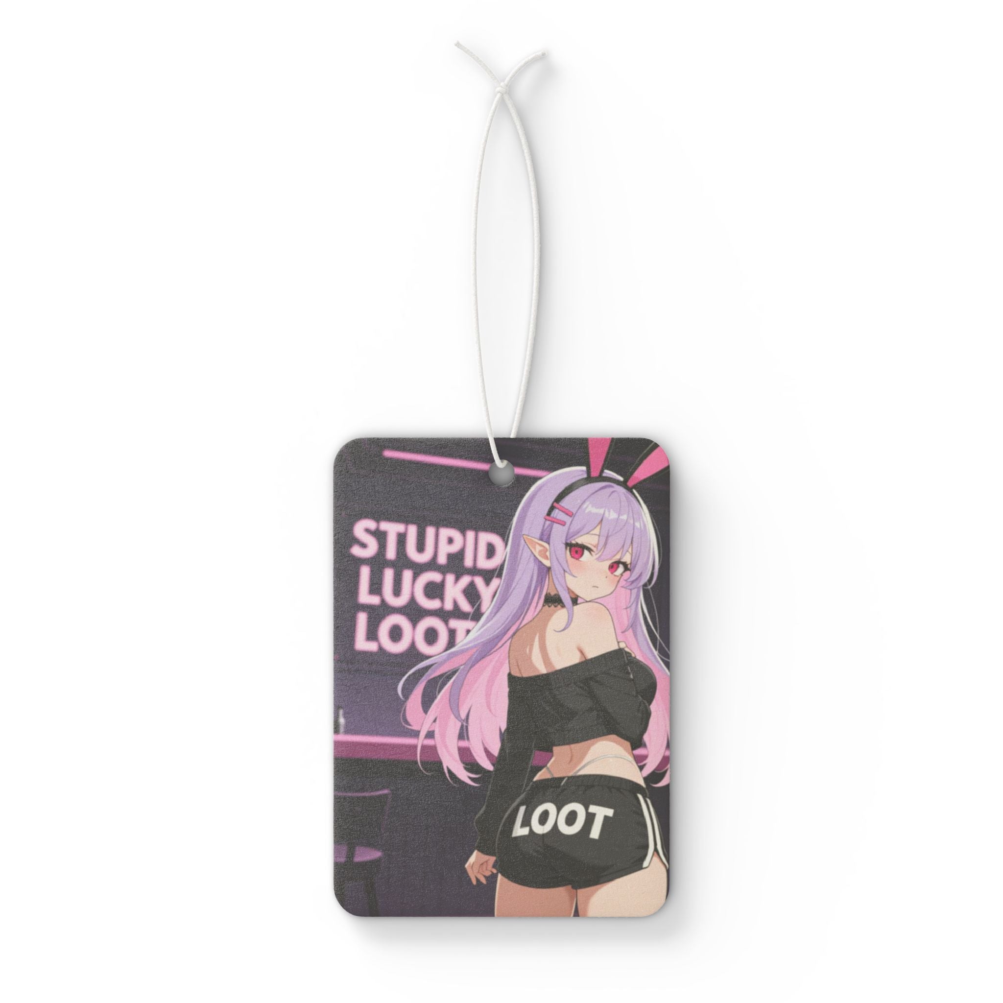 Cute Bunny Girl Anime Car Air Freshener