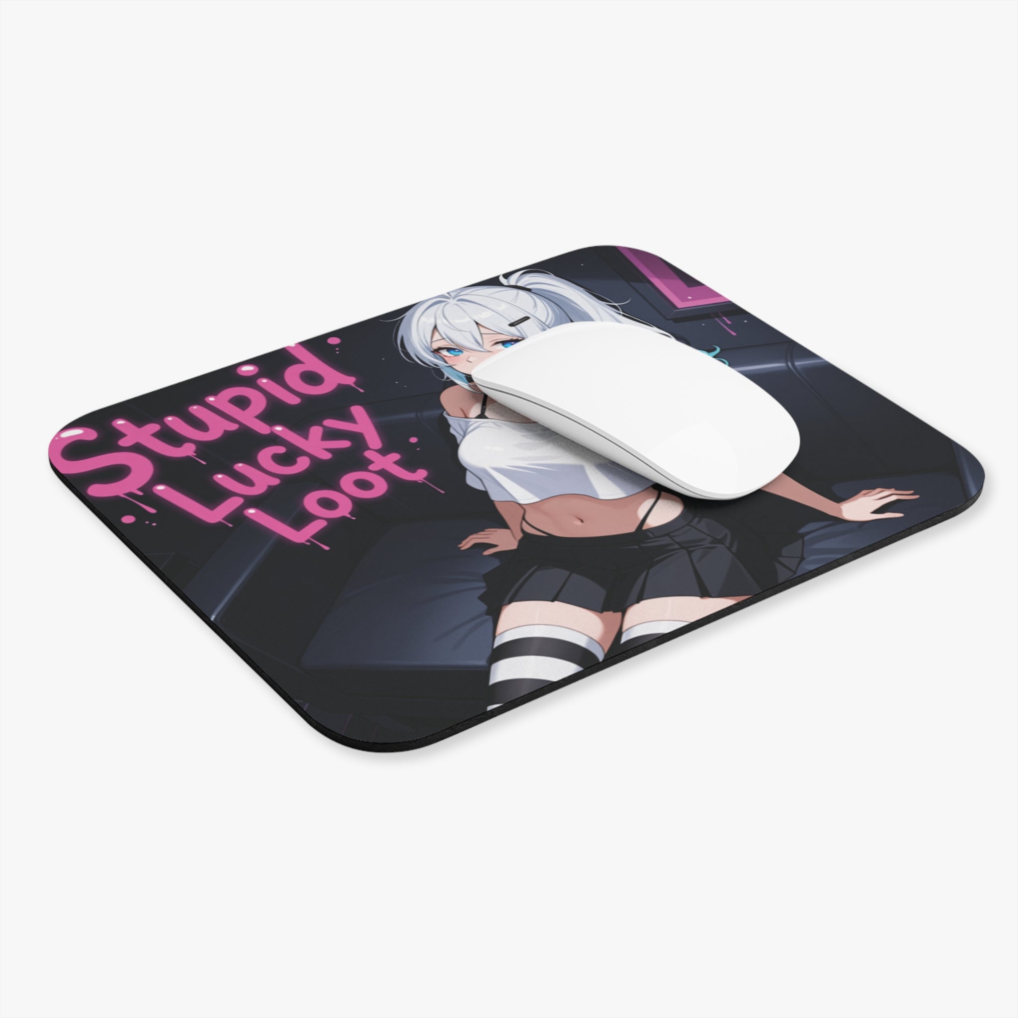 Anime Emo Girl Mouse Pad