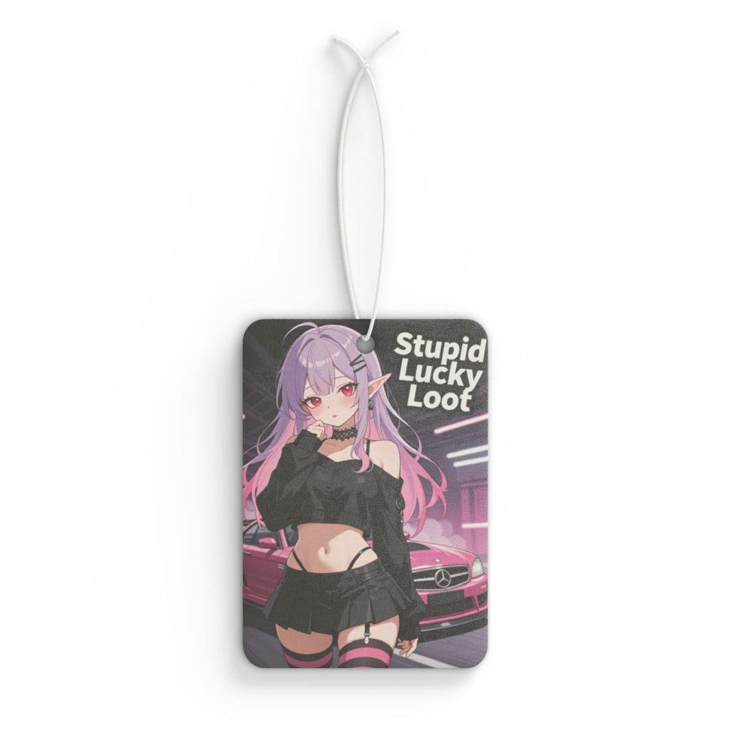 Vaporwave Anime Girl Car Air Freshener
