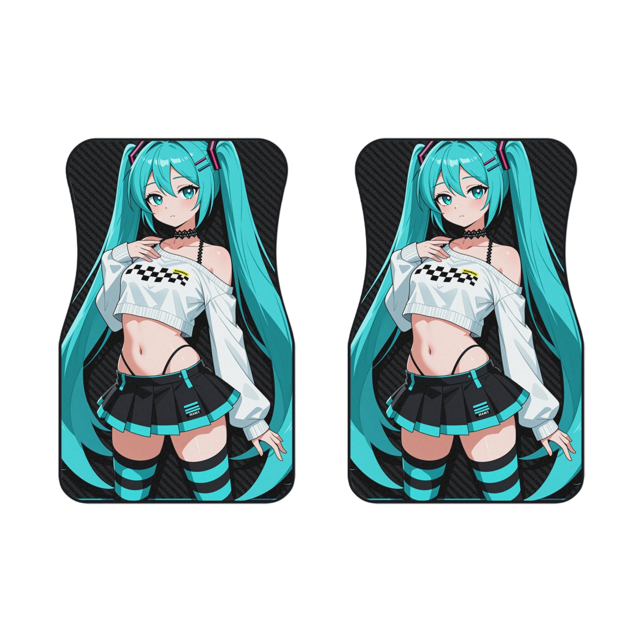 Miku Racing Girl Car Mats (2x Front)
