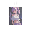 Anime Girl Car Air Freshener – Purple Night Aesthetic
