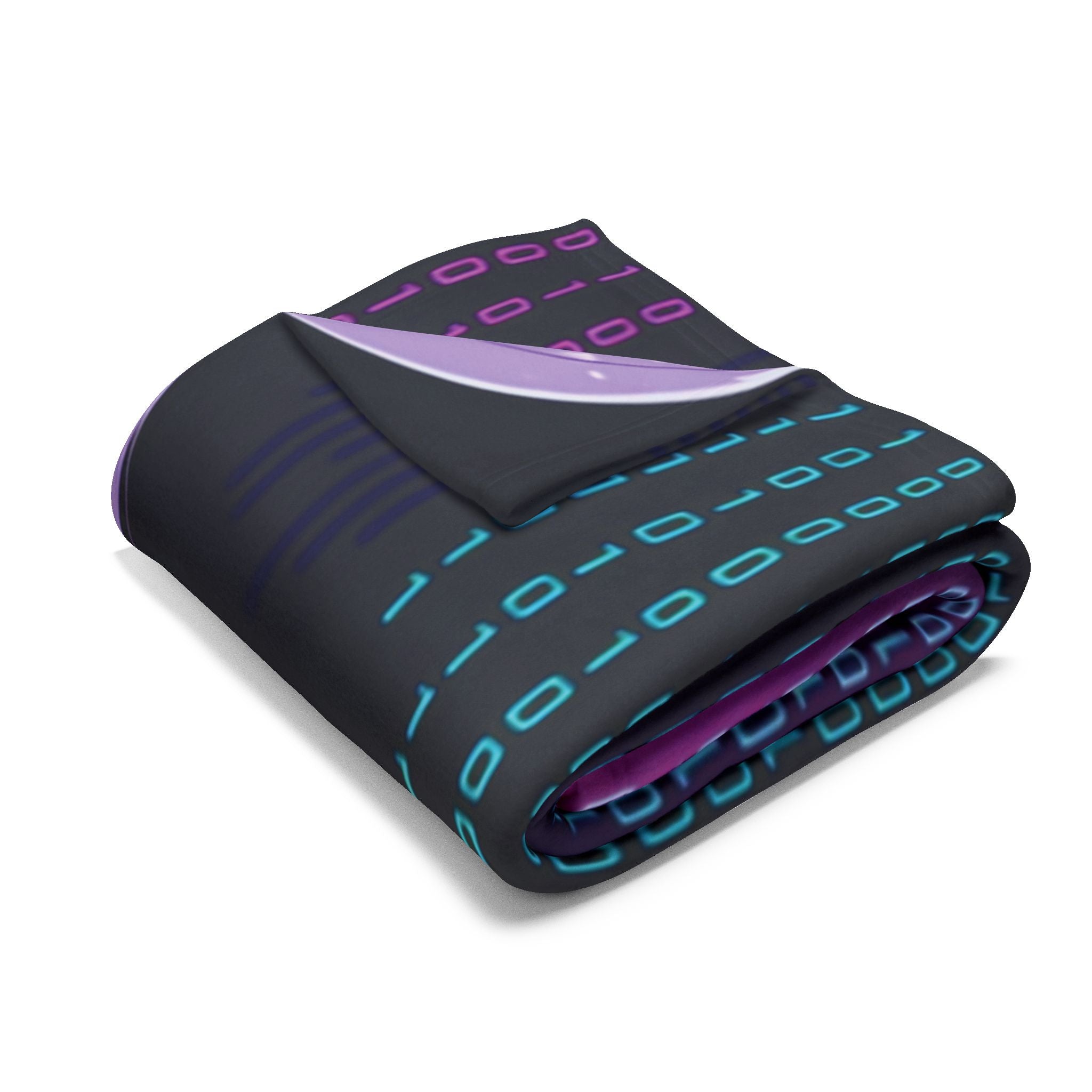 Anime Gothic Cyber Girl Fleece Blanket