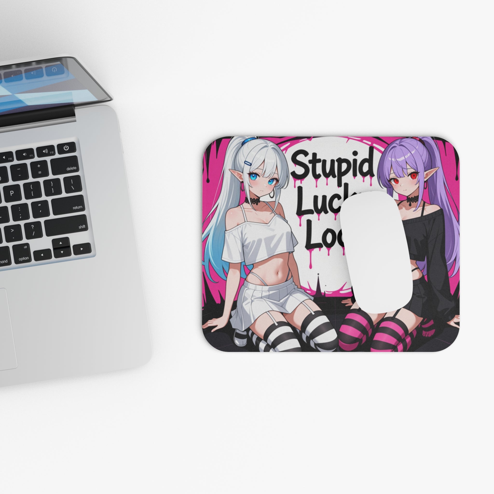 Anime Goth Girls Mouse Pad