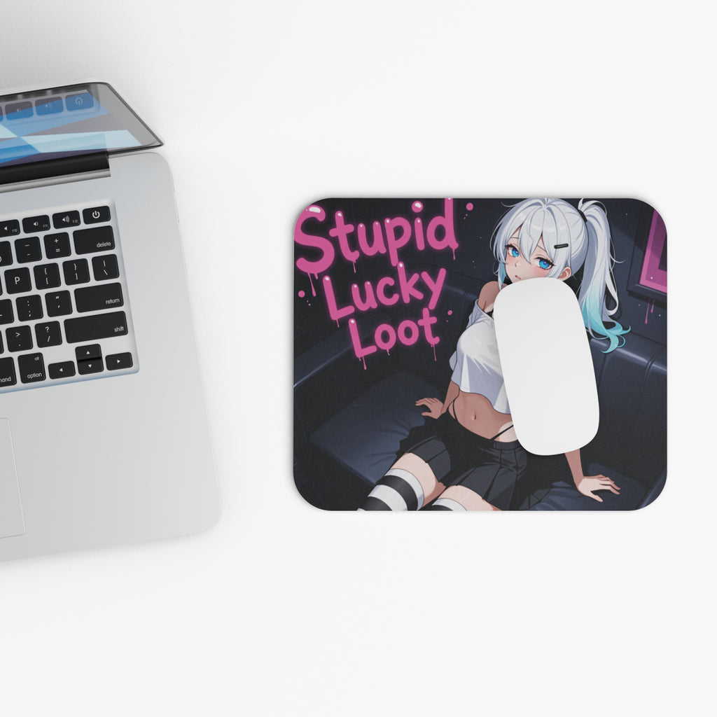 Anime Emo Girl Mouse Pad