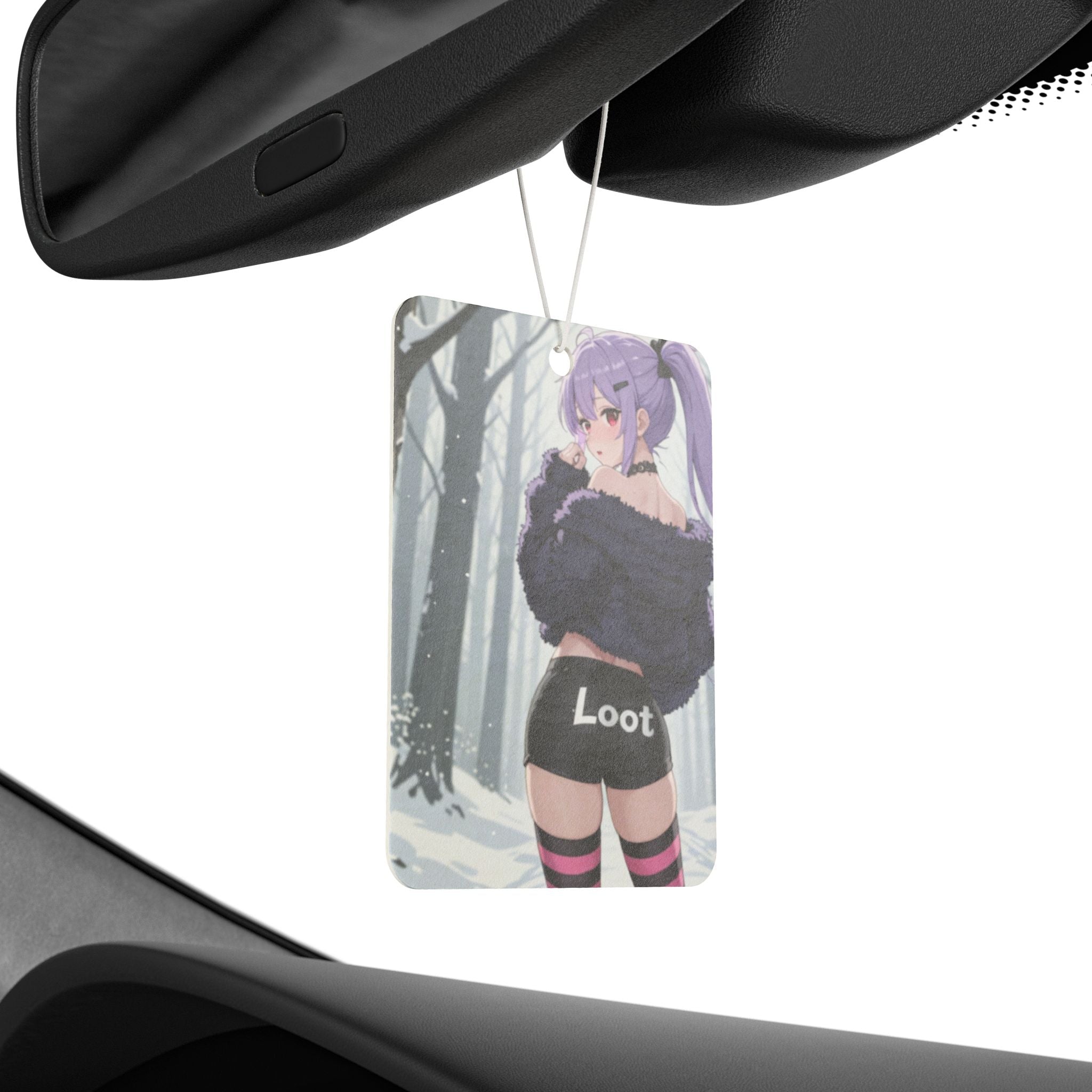Anime Gothic Girl Car Air Freshener Winter