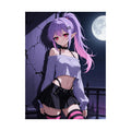 Anime Matte Vertical Posters — Gothic Moon Elf