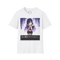 "Purple Flowers” — Kawaii Goth Anime T-Shirt