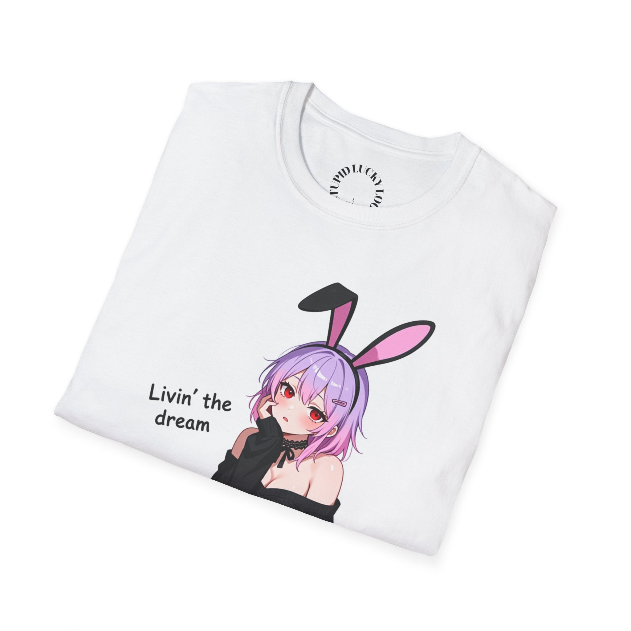 "Livin' the Dream" Cute Kawaii Graphic Tee