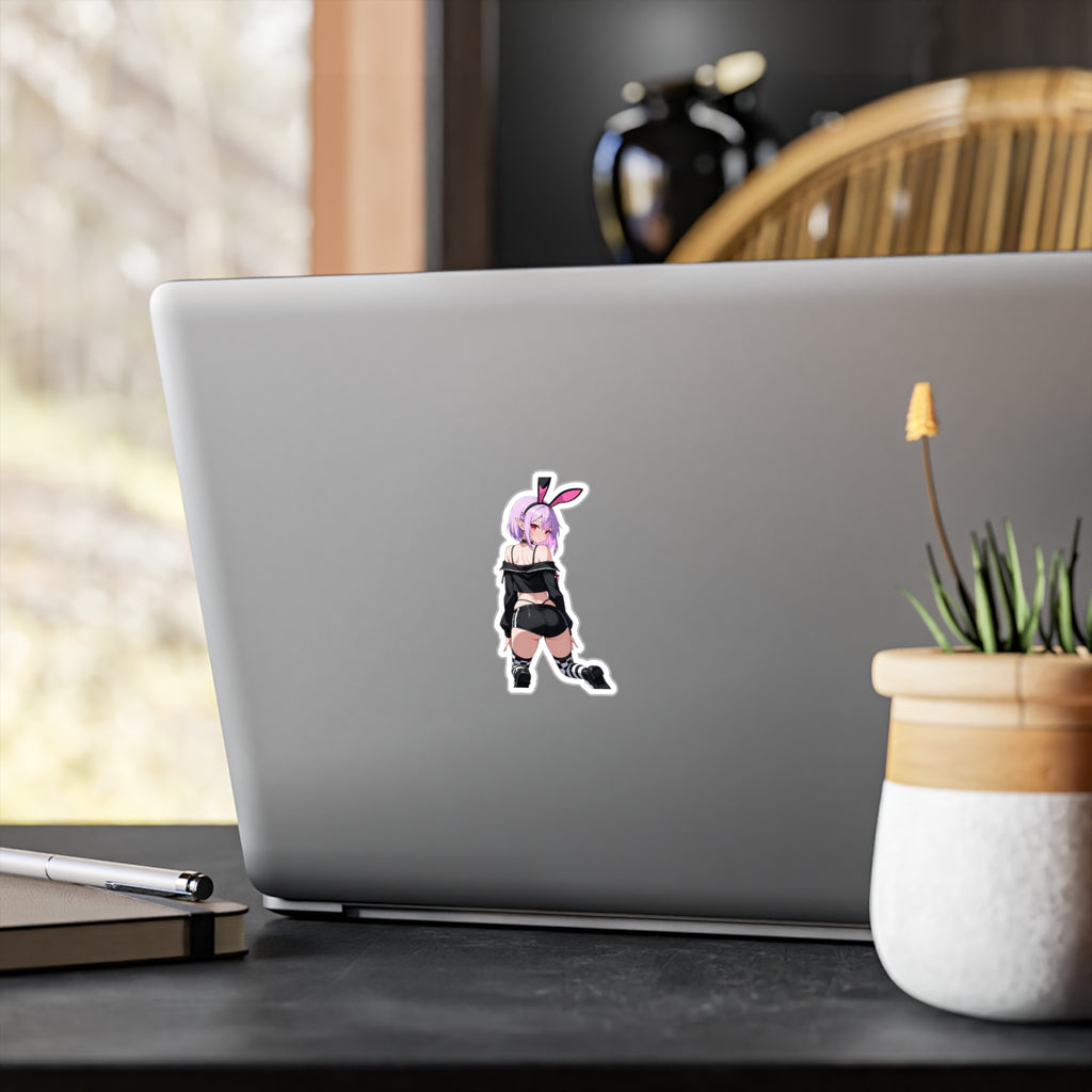 Cute Anime Bunny Girl Kiss-Cut Vinyl Sticker