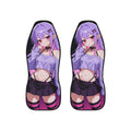 Kawaii Anime Purple Haired Girl Cute Car Seat Covers