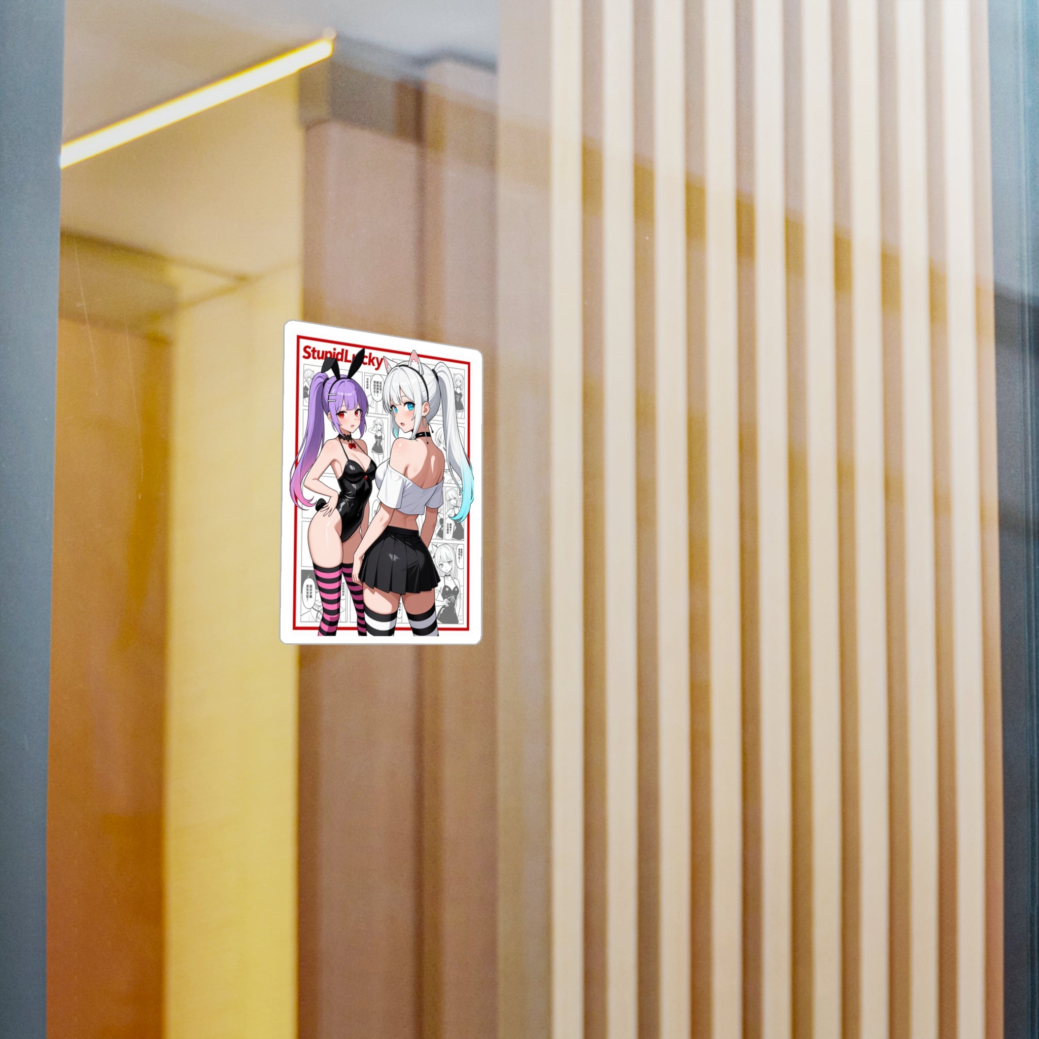 Anime Girls Vinyl Sticker Manga Style