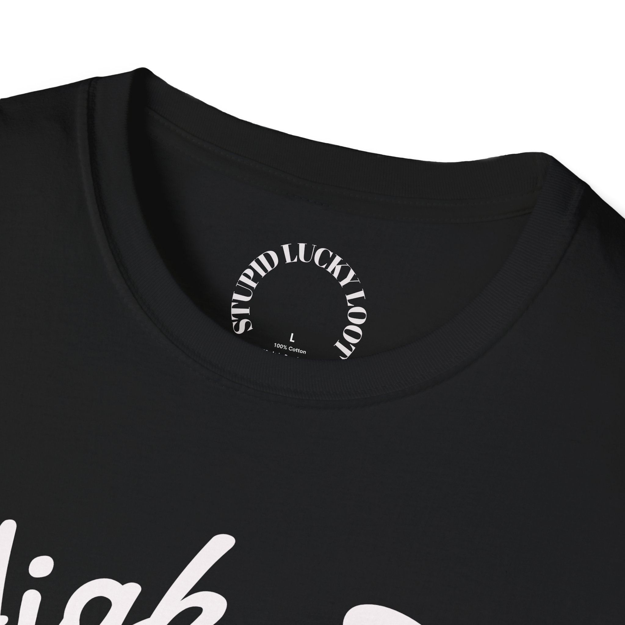 High Elf Anime Tee — "Low Motivation" Cute Goth Aesthetic T-Shirt