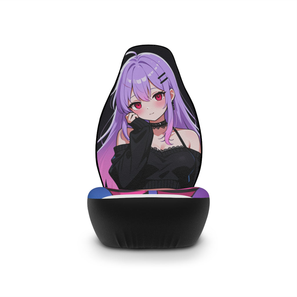 Anime Kawaii Gothic Girl Car Seat Covers