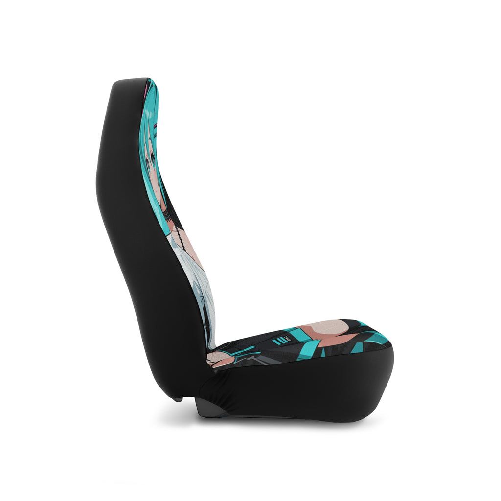 Anime Miku Racing Girl Car Seat Covers