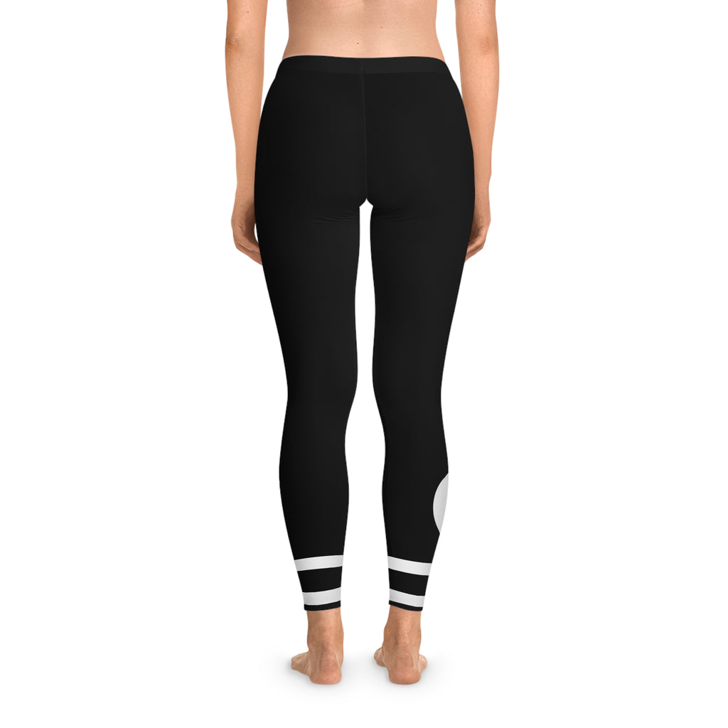 Black Bunny Moon Leggings — Yoga Leggings